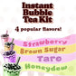 Pocas Bubble Tea Kit, Honeydew 2-Pack - Instant Milk Tea Powder with Authentic Tapioca Pearls for Instant Bubble Tea, 10 Kits