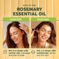 KUKKA Rosemary Hair Oil - 100% Natural Therapeutic Grade, 4 Fl Oz for Hair Growth & Dry Scalp, Aromatherapy Essential Oil