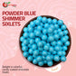 NY Spice Shop Blue Shimmer Sixlets Candy - 1 Pound Chocolate Balls for Party Décor