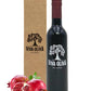 Viva Oliva Pomegranate Balsamic Vinegar - Premium Quality - 375ml (12.7oz) - 100% Natural - Barrel Aged from Modena, Italy