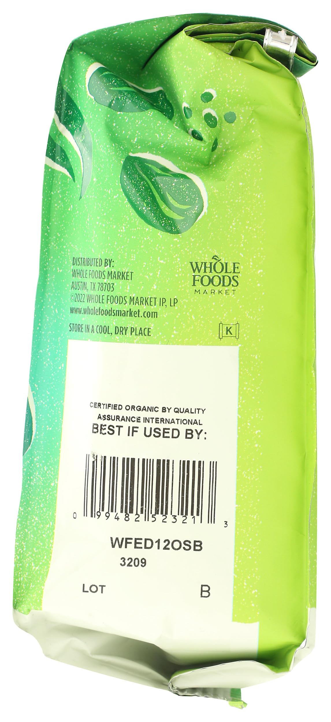 Whole Foods Market, Organic Sierra Blend Ground Coffee, Medium-Dark Roast, Dark Chocolate & Caramel, 12 Ounce