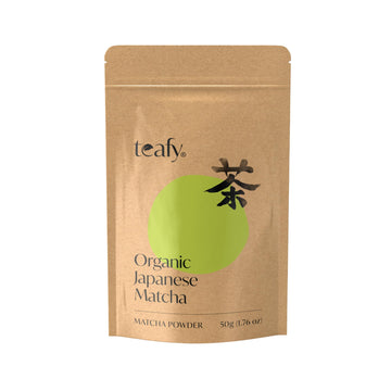 Teafy Organic Ceremonial Grade Matcha Japanese Origin For Cooking, Baking, Smoothies, Lattes, 1.76Oz/50G