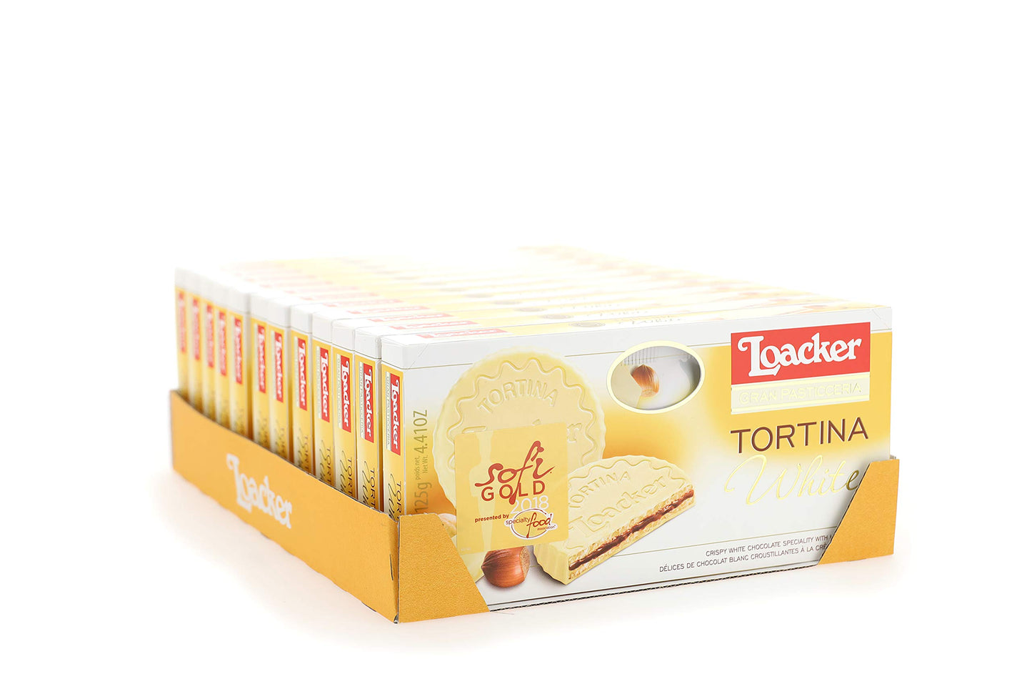 Loacker Gran Pasticceria Tortina White 125G/4.41 Oz.