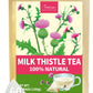 TeeLux Milk Thistle Tea Bags, Caffeine Free, Mild & Mellow Taste, 60 Count