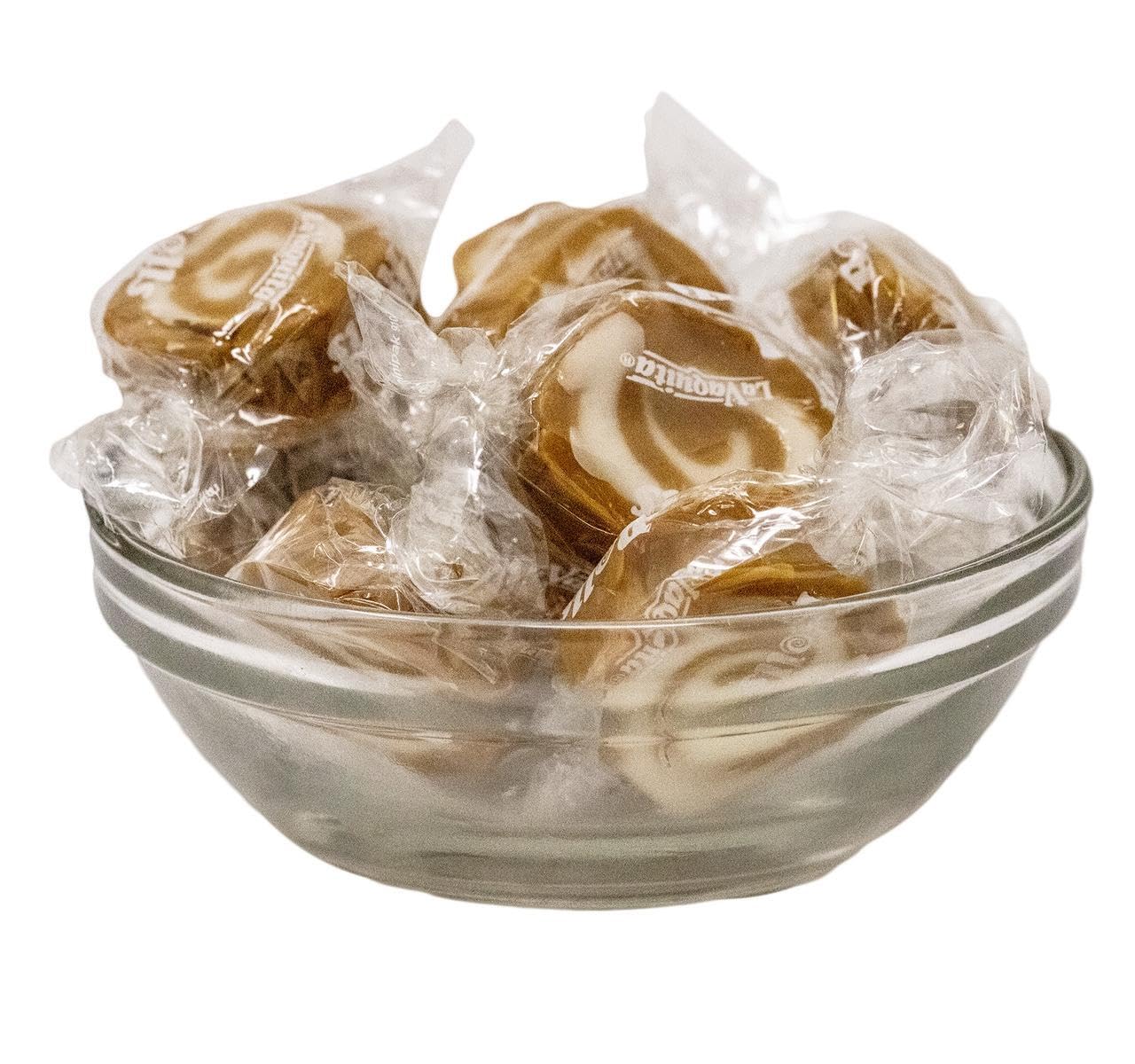 YANKEETRADERS Coconut Caramel Rolls Candy, Individually Wrapped, 2 Pound Bulk Bag