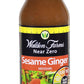 Walden Farms Salad Dressing, Sesame Ginger - 12 Fl. Oz.