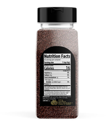 Granaroma Brown Sprinkles, 12 Oz, Decorative, Cakes & Cupcakes