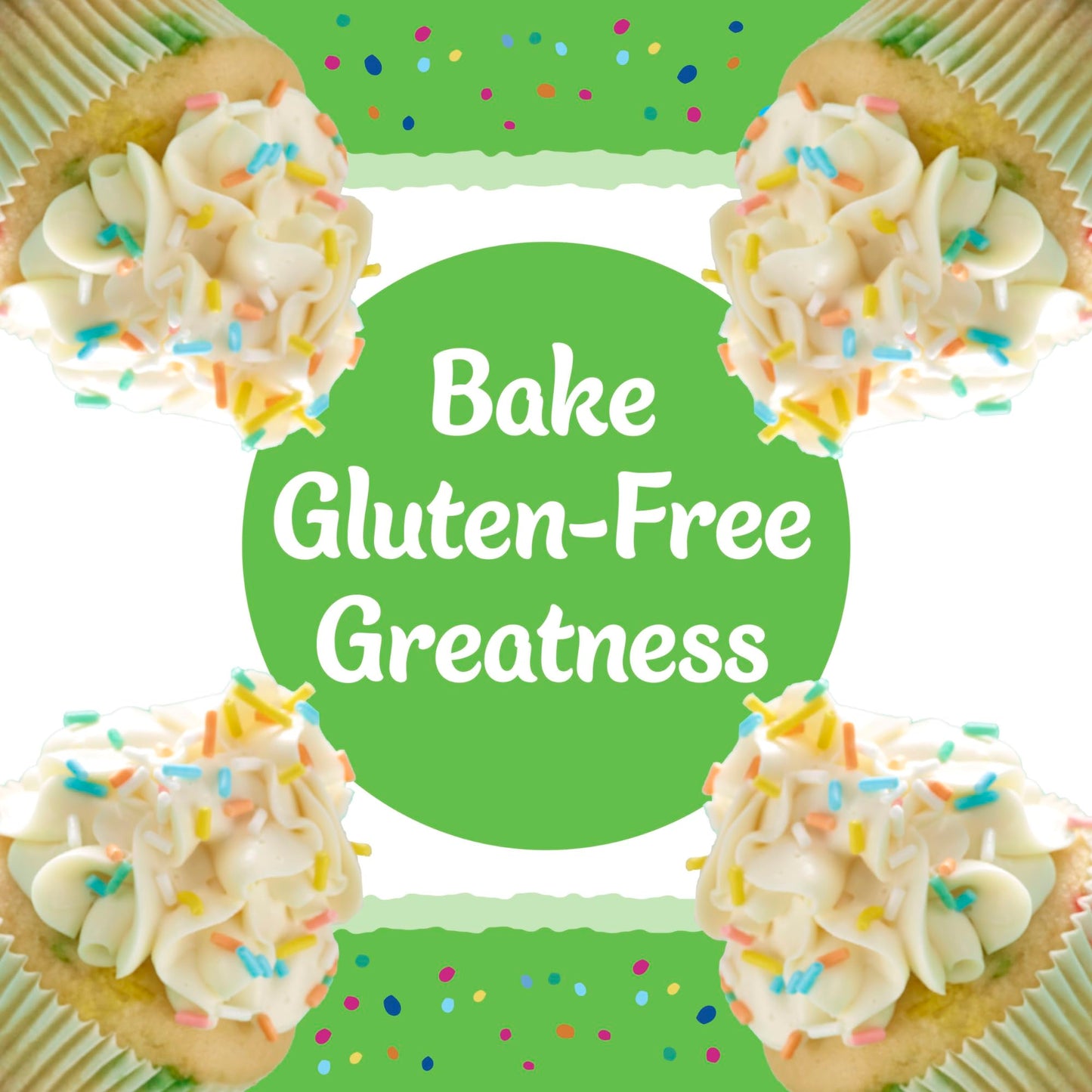 Pillsbury Gluten Free Funfetti Cake & Cupcake Mix, 17 oz (Pack of 3)