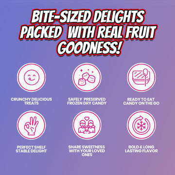 Bliss Life Blue Raspberry Blast Freeze Dried Berry Fruit Candy From Tiktok, Asmr Crunchy Candy, Spicy Sweet And Sour Kids Snacks