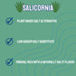 crait Green Salt Salicornia, Low Sodium Plant-Based Seasoning, 100% Natural, 4 Ounce