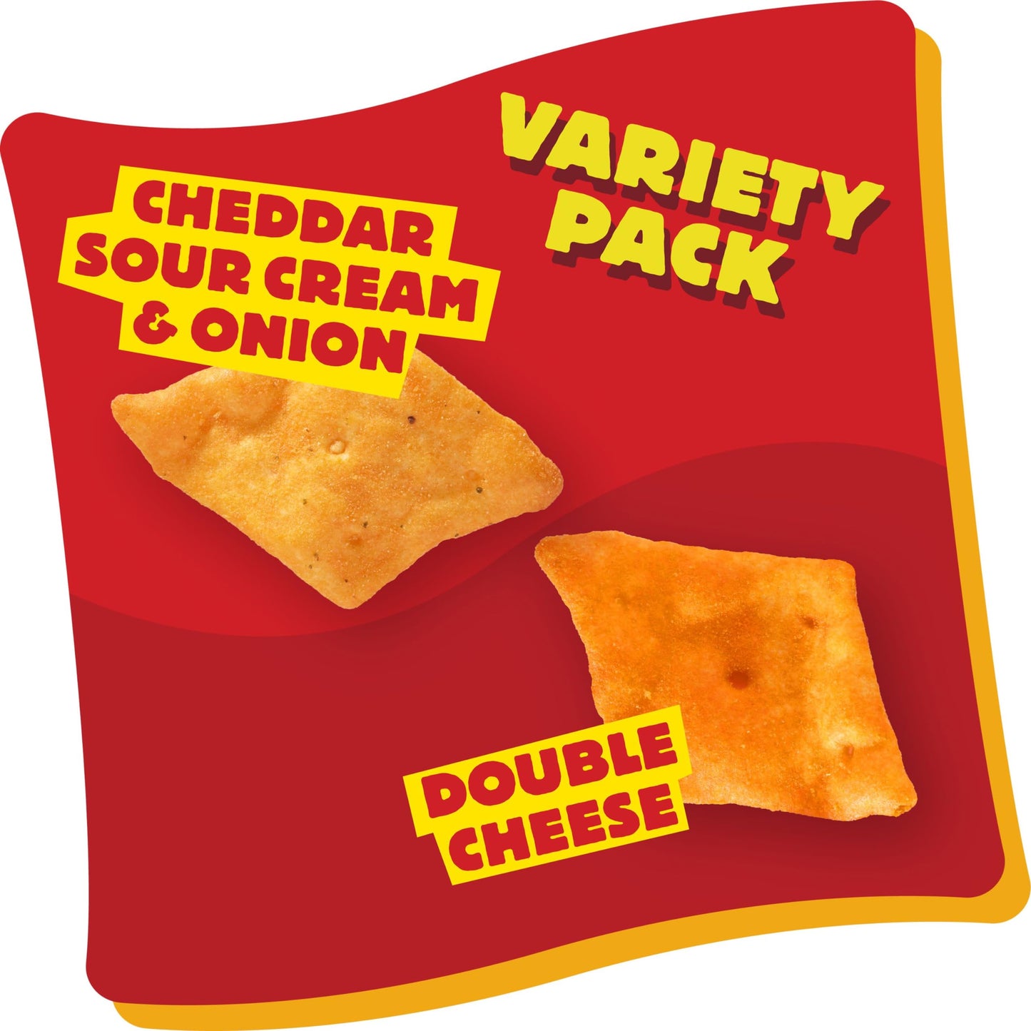 Cheez-It Snap'D, Cheese Crackers Chips, Thin Crisps, Lunch Snacks, Variety Pack, 22.5Oz Box (3 Bags)