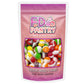 Freeze Dried Fruit Crunch Candy (Original, 4 Oz) Treat Gift Bag Strawberry, Green Apple, Grape, Lemon, Lime, And Orange