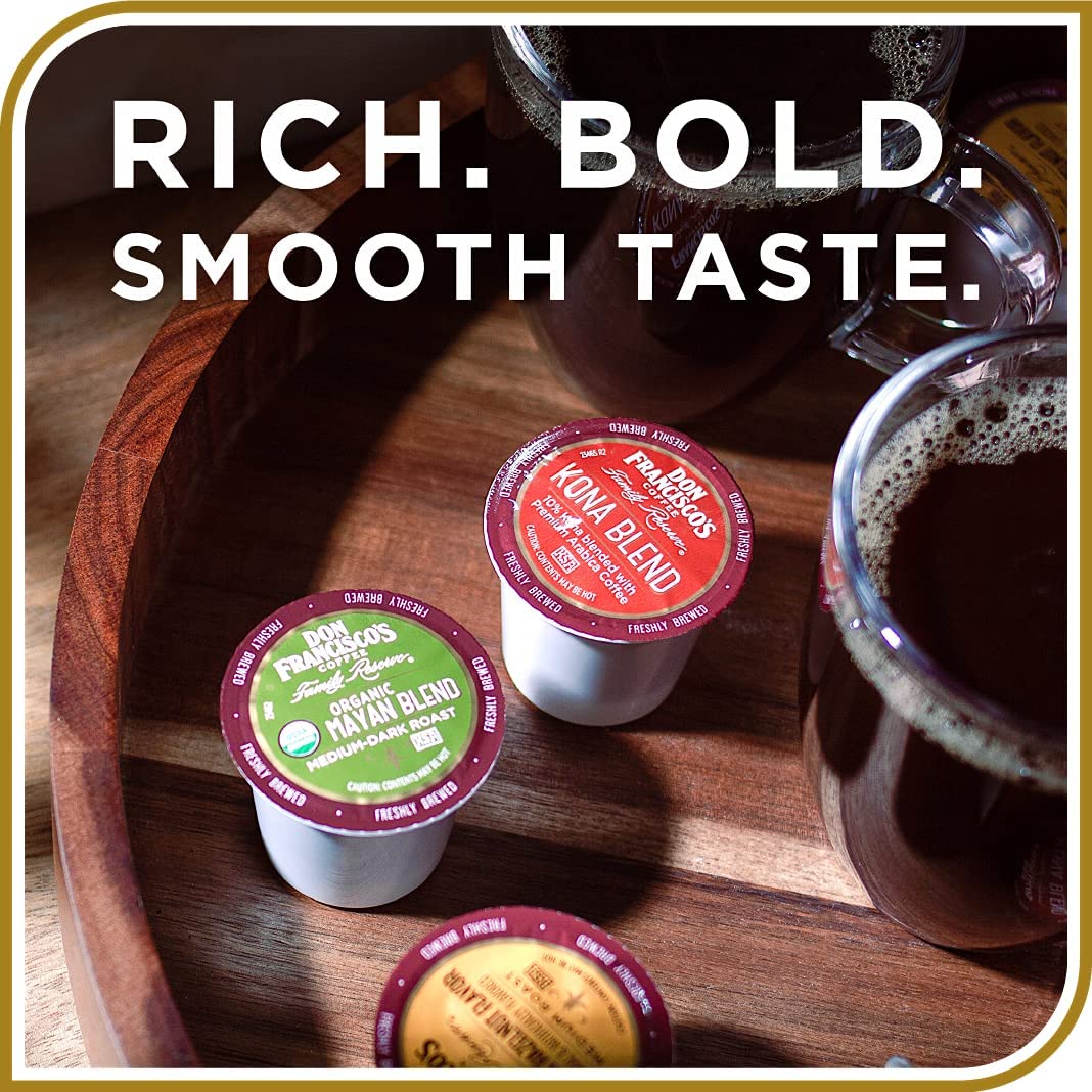 Don Francisco'S Cinnamon Hazelnut Flavored Medium Roast Coffee Pods - 24 Count - Recyclable Single-Serve Coffee Pods, Compatible