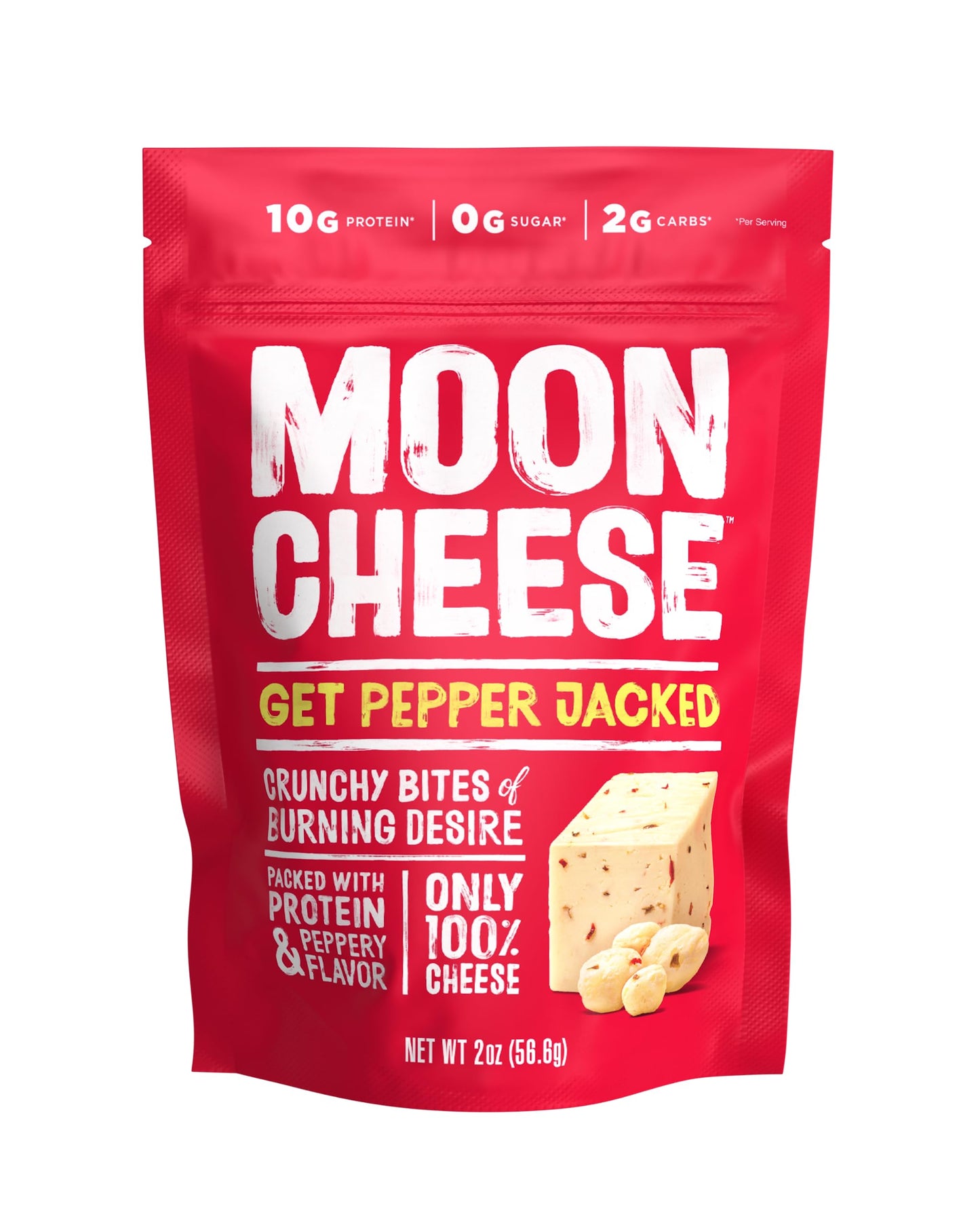 Moon Cheese Bites Bundle, Cheddar, White Cheddar, Gouda & Get Pepper Jacked, 2-Ounce, 12-Pack, Lunch Or Snack