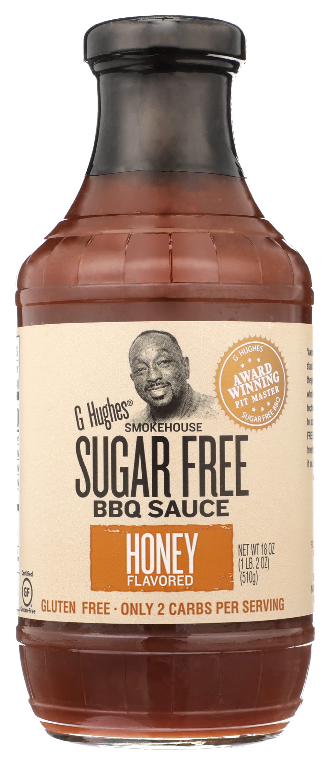 G Hughes Sauce Bbq Sf Honey