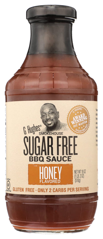 G Hughes Sauce Bbq Sf Honey