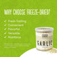 Super Garden Freeze Dried Garlic Granules | 100% Natural, No Artificial Additives or Preservatives | Perfect Granulated Garlic f