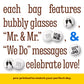 M&MS WORLD Mr. and Mr.    Milk Chocolate Candy, 2 lbs Bulk Candy for Wedding Decorations, Unique Favors, or Cake Topper