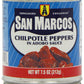 San Marcos Chilpotle Peppers in Adobo Sauce, 7.5 Oz., (Pack of 4 Cans)