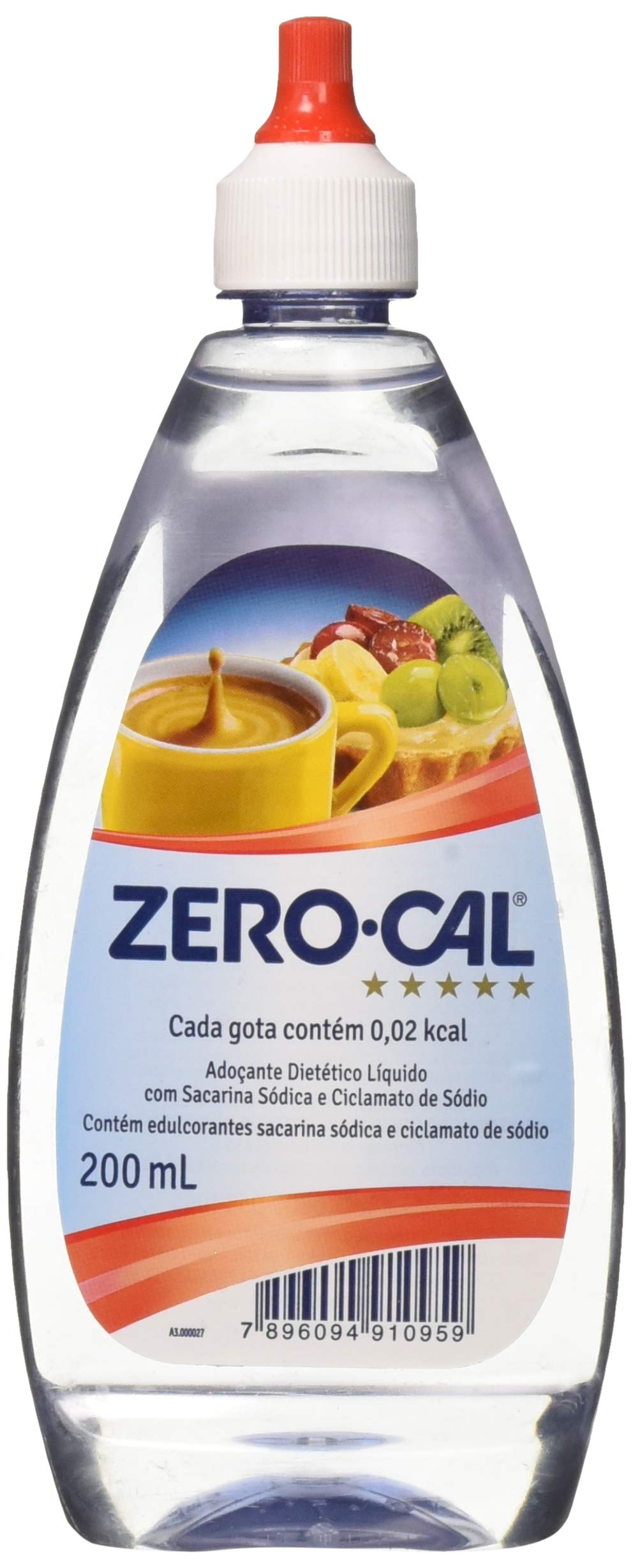 Zero Cal Sweetener Drops 6.6oz - Zero Cal Adoante Diet  tico Liquido 200ml (PACK OF 1)