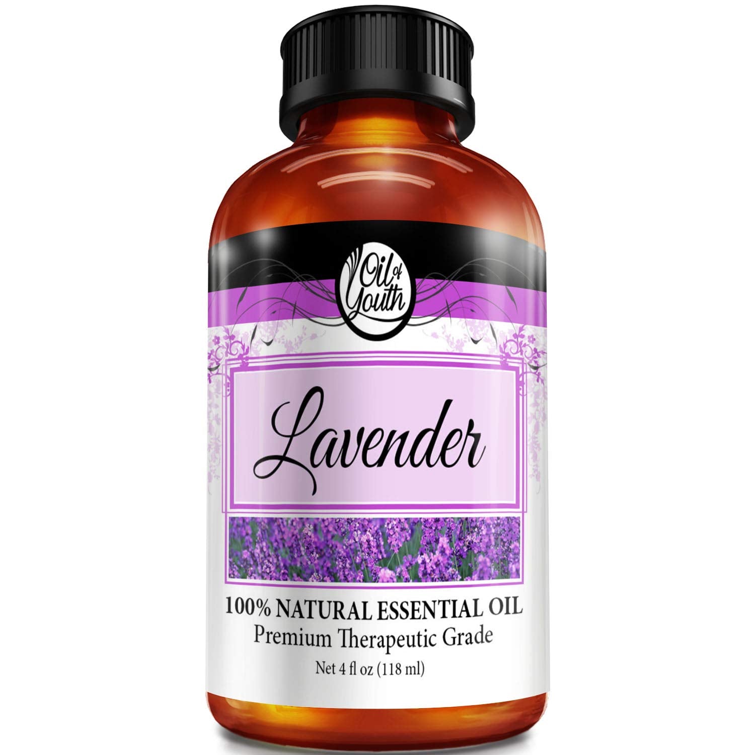 Oil Of Youth Essential Oils 4Oz - Lavender Essential Oil - 4 Fluid Ounces