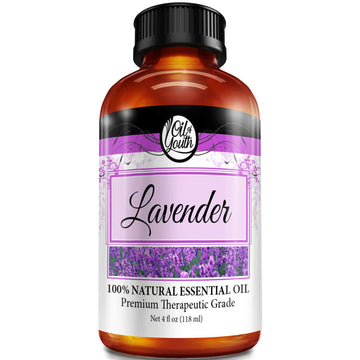 Oil Of Youth Essential Oils 4Oz - Lavender Essential Oil - 4 Fluid Ounces
