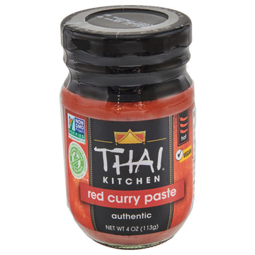 Thai Kitchen Gluten Free Red Curry Paste, 4 oz, Red, Model 92633-18951