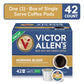 Victor Allens Coffee Decaf Morning Blend Light Roast Single Serve Pods 42 Count for Keurig K-Cup malt-inspired Brown
