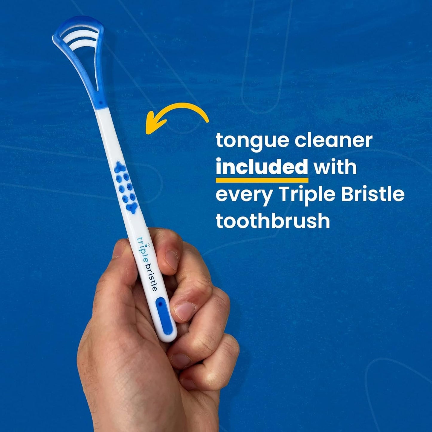 Triple Bristle Go  Portable Aa Battery Sonic Toothbrush For Travel  Three Powerful Modes  Soft Nylon Bristles-Also For Autistic
