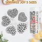 Sugarzy Edible Pearl Sugar Sprinkles for Cake Decorating, 130g, Silver Pearl, Large Size, Ideal for Cupcakes and Cookies