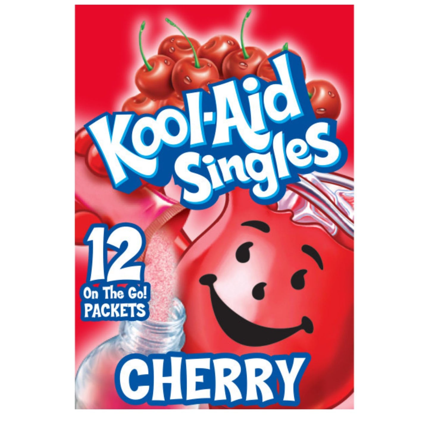 Kool-Aid Cherry Unsweetened Drink Mix, 0.13 oz Packets, Pack of 96
