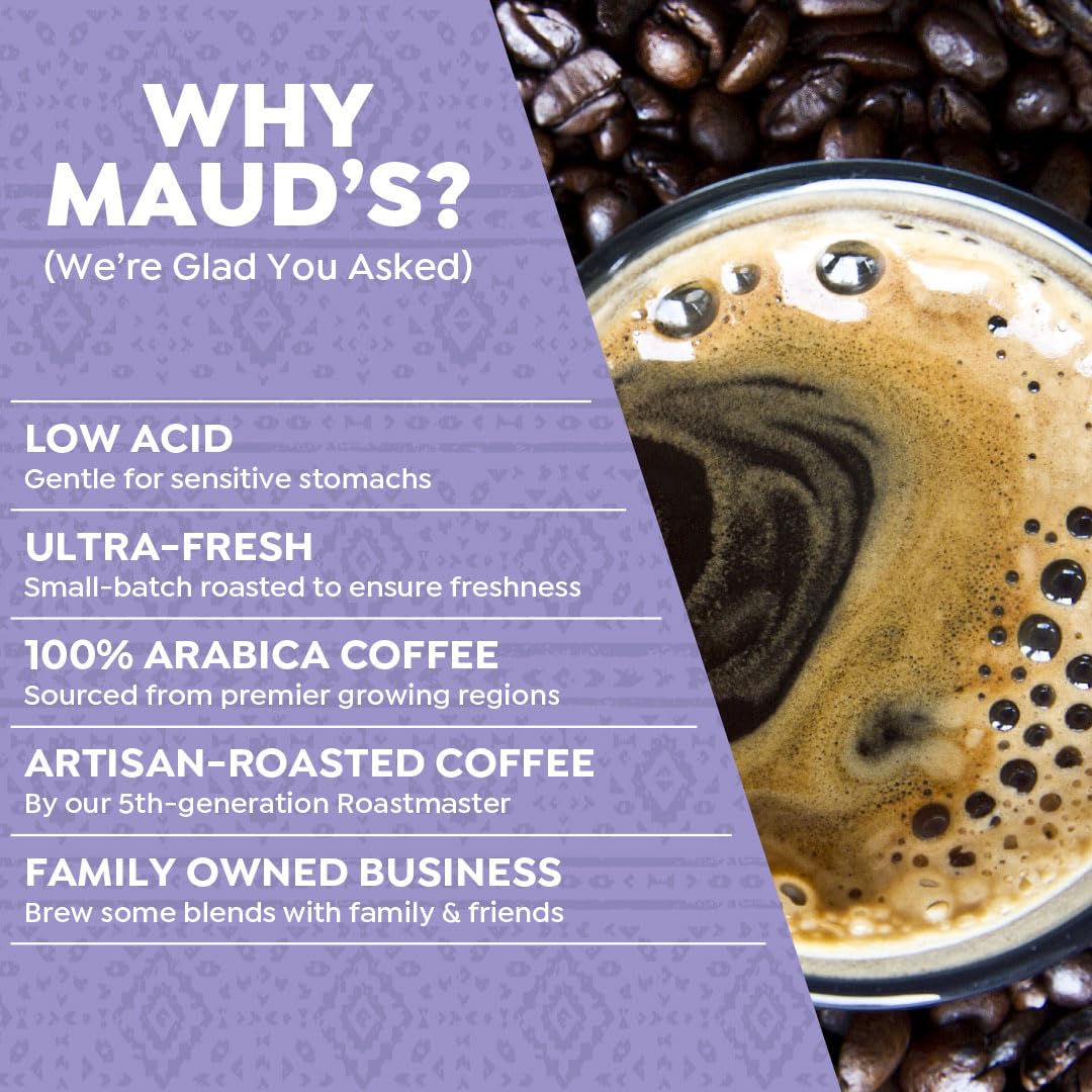 Maud'S Organic Coffee Pods Variety Pack, 56 Ct | 8 Assorted Coffee Flavors | 100% Organic Arabica Roasted Coffee | Solar Energy
