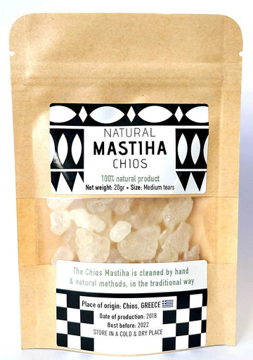 Terra Greek Chios Mastiha Tears Gum 100% Natural 20g - White