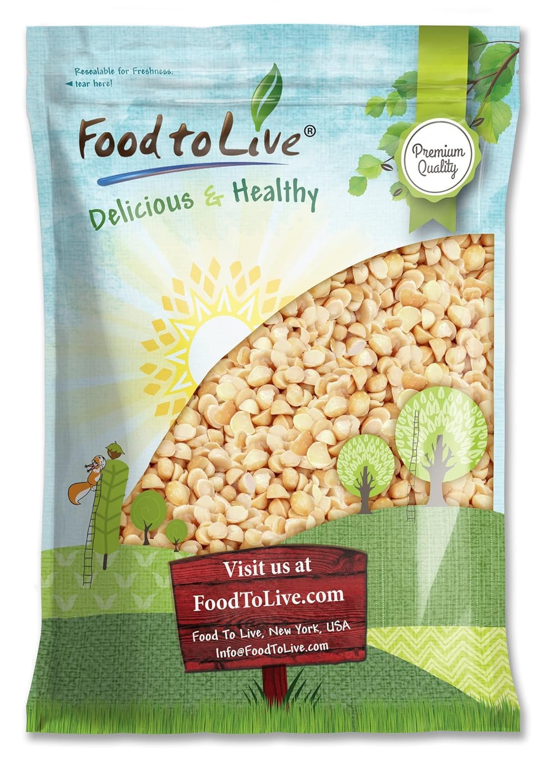 Food to Live Macadamia Nut Halves & Pieces, 16 Pounds - Raw, Shelled, Unsalted, Kosher, Vegan, Bulk. Keto Snack. Good Source of 