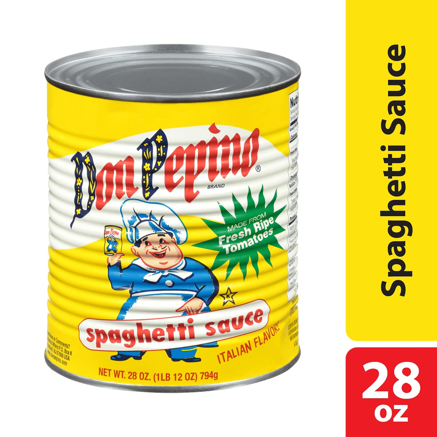Don Pepino Spaghetti Sauce, 28 Ounce (Pack Of 12)