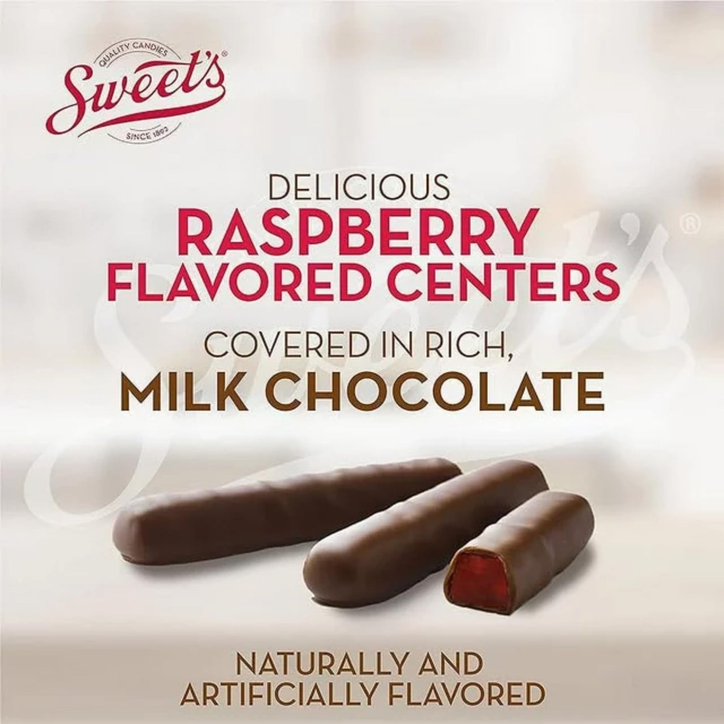 Sweet Candy Company Milk Chocolate Fruit Flavored Sticks - Gourmet Chocolate Covered Sticks, Orange And Raspberry, Gift Idea For