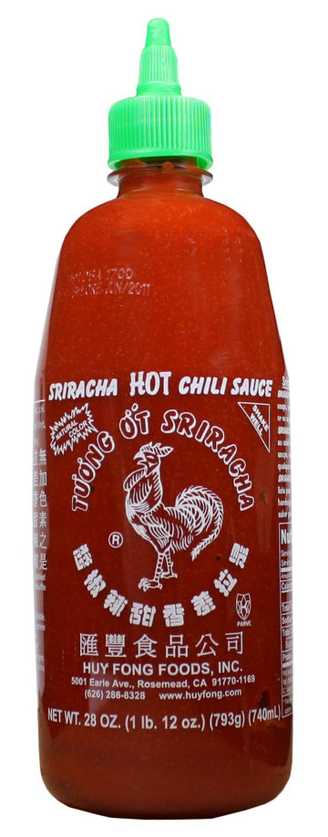 Huy Fong Sriracha Chili Sauce, 28-Ounce Bottles (Pack of 12)