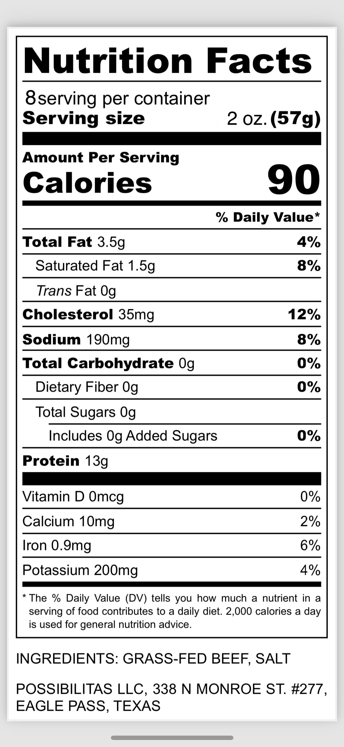 SECA - Carnivore Chips - 1lb bag, Natural, Grass fed Beef and Salt, Carne Seca- Keto, Carnivore, Paleo, 1 pound bag