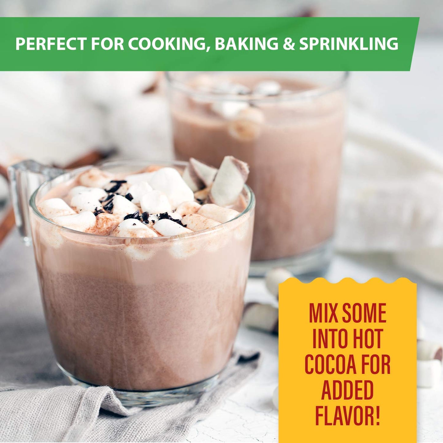 Roots Circle Vanilla Sugar for Baking | For Chefs, Home Cooking, Coffee, Cocktails, Cakes, Crme Brulee & Dessert Making | Ice Cr