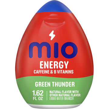 Mio Energy Green Thunder Liquid Water Enhancer, 1.62 Fl Oz, Pack of 12