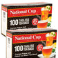 National Cup, Tagless Orange Pekoe And Pekoe Cut Black Tea Blend, Tea Bags, 100 Ct, Pack Of 2