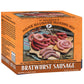 Hi Mountain Seasonings - BRATWURST Sausage Making Kit | Includes Sausage Seasoning, Cure, Natural Hog Casings, and Simple-to-Fol
