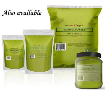 5 Lbs. Moringa Powder. Raw Natural Keto, Vegan, Rich In Vitamin C - Recommended For Use In Food, Tea, Juice, Or Coffee - Non-Gmo