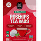FGO Organic Rosehips Tea Bags, Eco-Conscious, 20 Count, Pack of 1