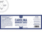 Lillies Q Carolina Barbeque Sauce, Gourmet Tangy BBQ Sauce, Gluten-Free, 152 oz, Model FGLIL127-1