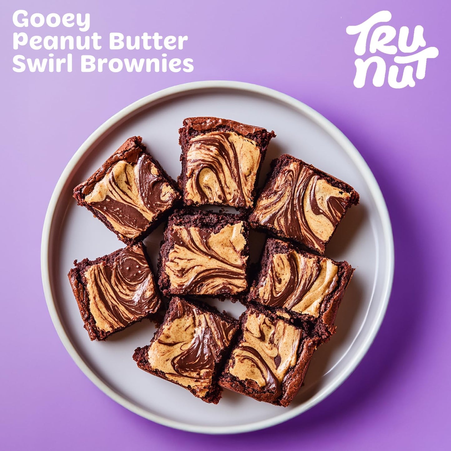 Tru-Nut Peanut Flour - Gluten Free Flour For Baking, Good Source of Plant Protein - Low Carb, Non-GMO, Vegan, Keto Peanut Flour