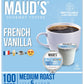 Maud'S French Vanilla Flavored Coffee Pods, 100 Ct | French Vanilla Flavor | 100% Arabica Medium Roast Coffee | Solar Energy Pro