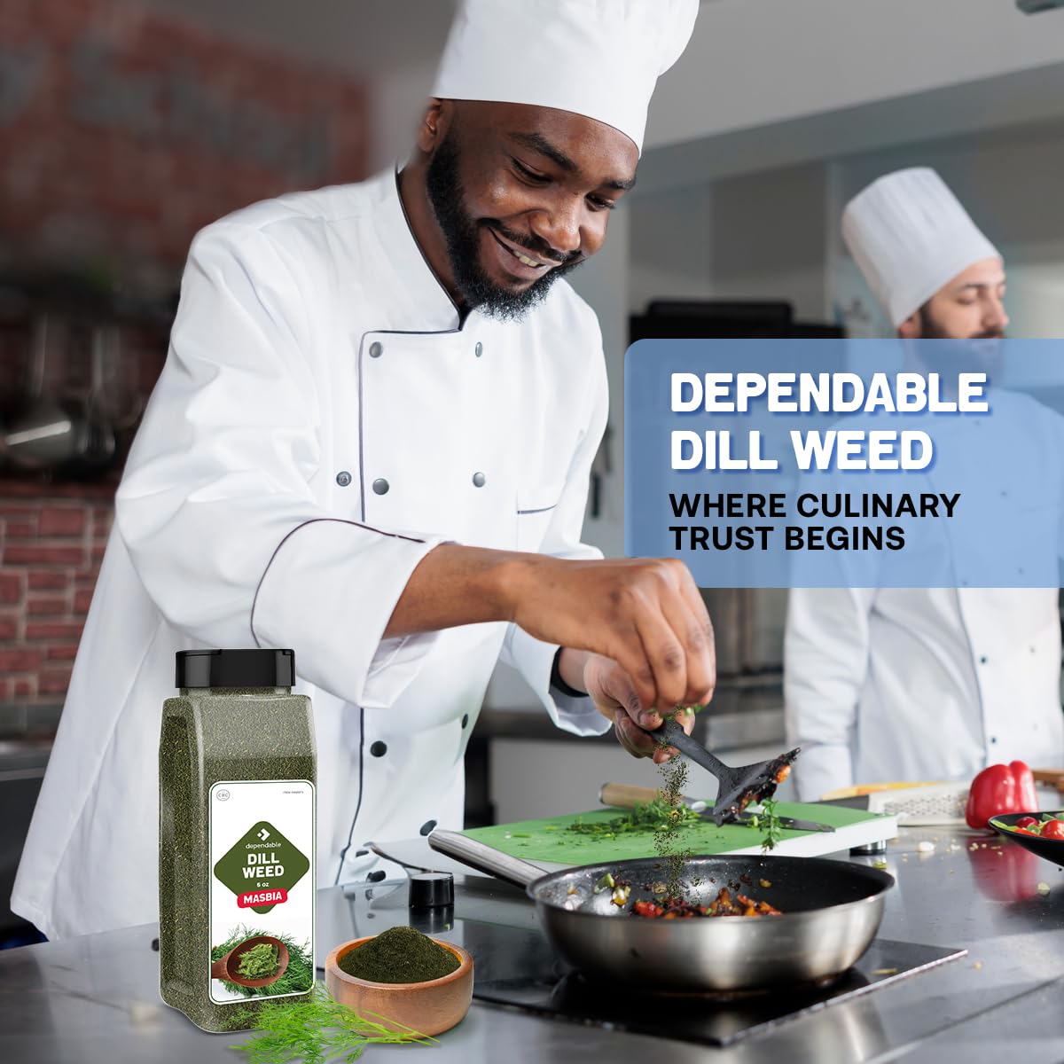 Dependable Foods Dill   – 5 Oz. Jar – 100% Natural Pure Herb, Kosher, Non-Gmo, No Additives, Salt-Free Seasoning, Allergen-Free Spice