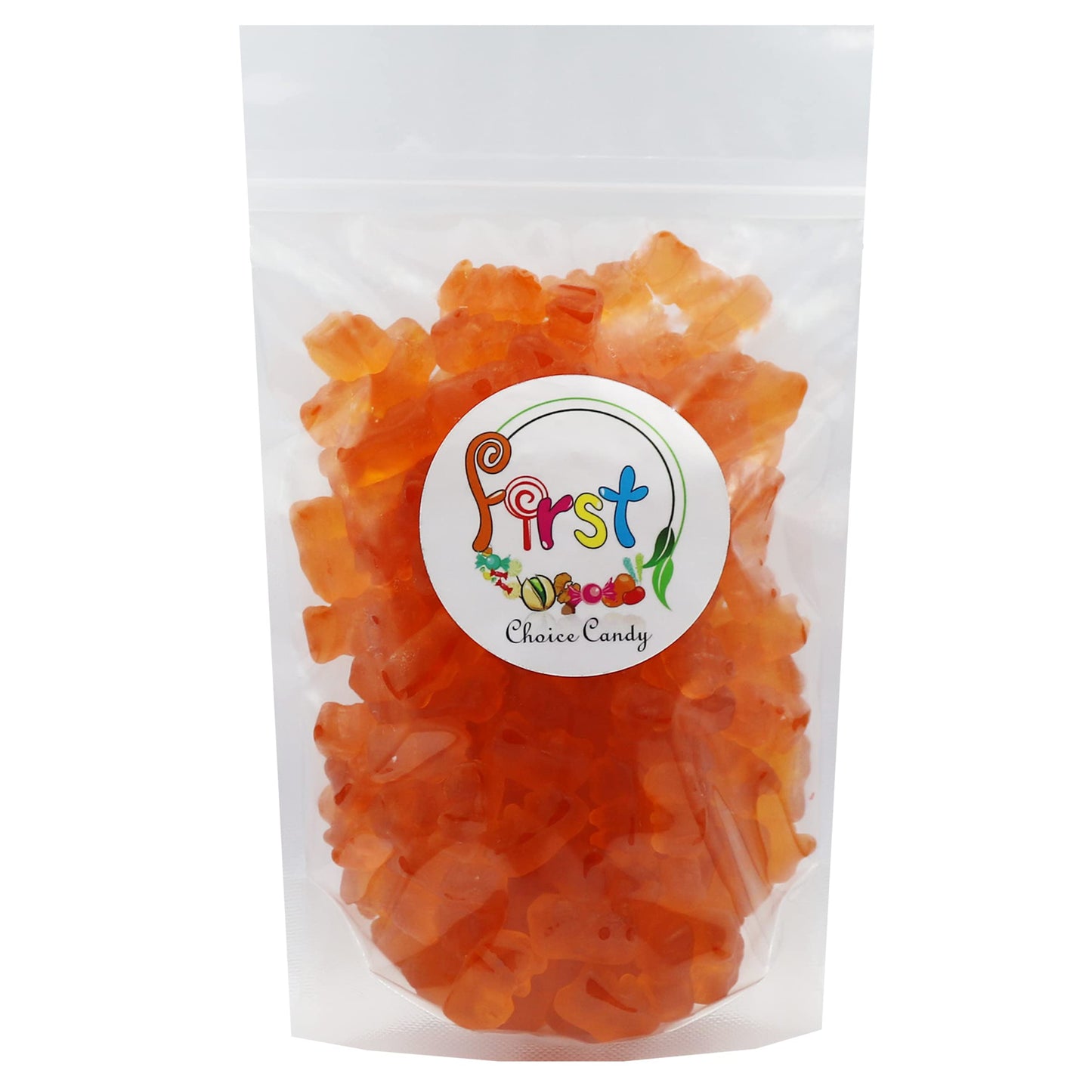 FirstChoiceCandy Gummy Bears (Orange, 2 Pound (Pack of 1))