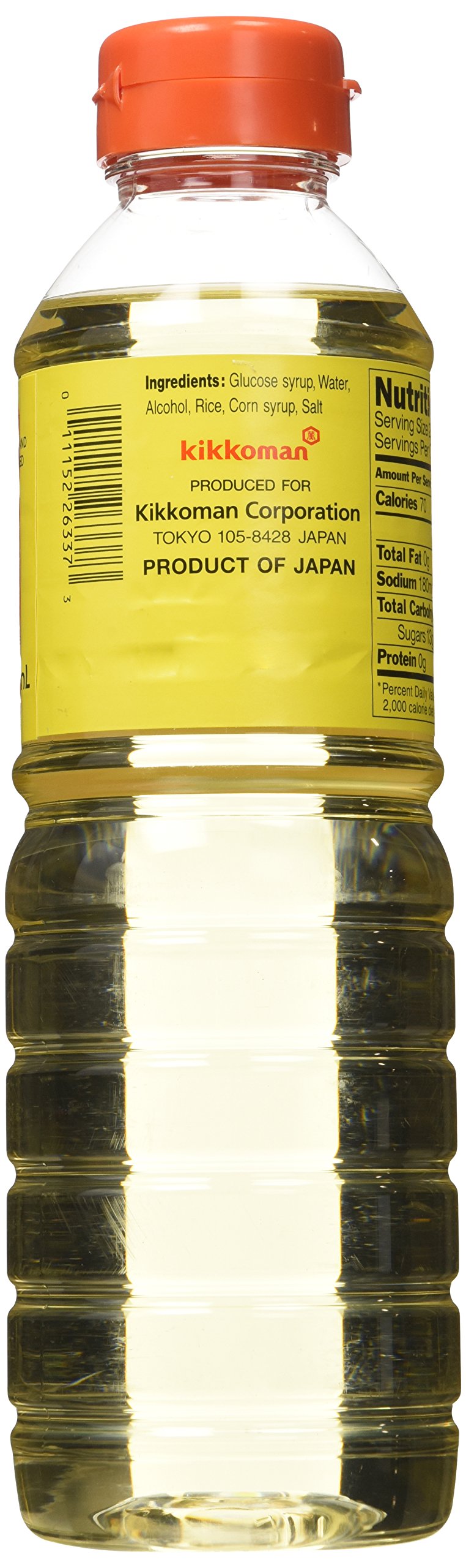 Kikkoman Mirin Cooking Rice Wine, 17 Fl Oz (Pack of 1), Model 26337